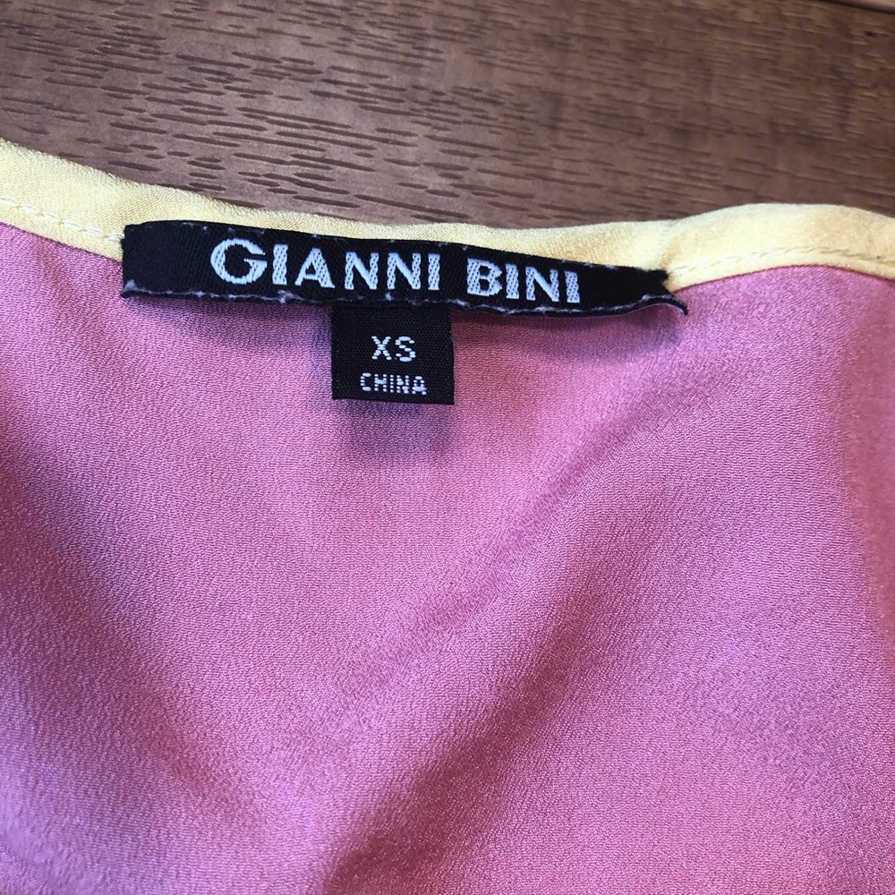 Gianni Bini Color Block Blouse XS - Picture 3 of 6